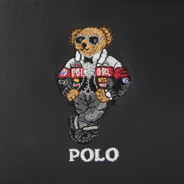 Polo Bear Leather Billfold Wallet