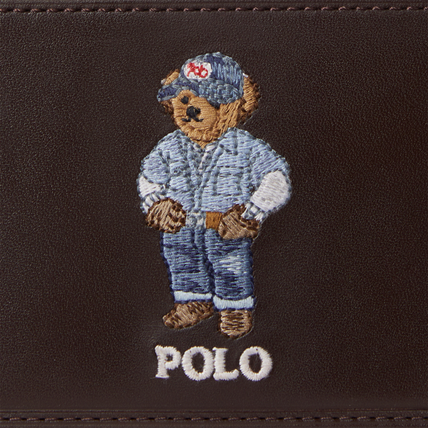 Polo Bear Leather Card Case