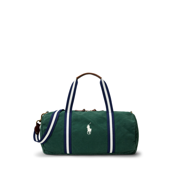 Polo Ralph Lauren 윔블던 캔버스 더플 모스 아게이트 4
