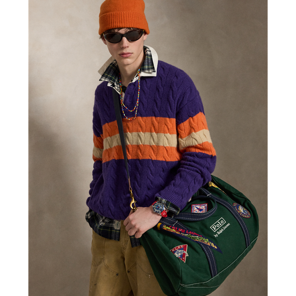 Logo-Patch Canvas Duffel