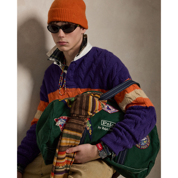 Logo-Patch Canvas Duffel