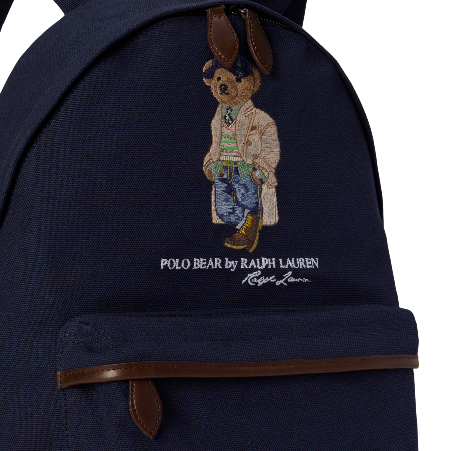Рюкзак Ralph Lauren Polo Bear Canvas, цвет: Тёмно-синий — фото 3