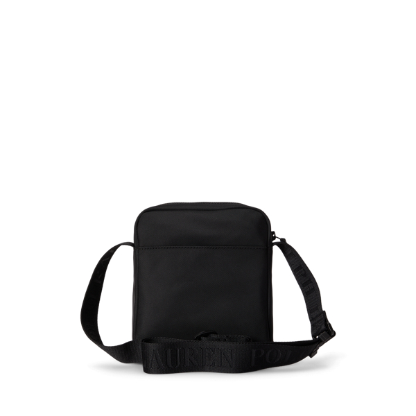 Black Logo-Trim Crossbody Bag Polo Ralph Lauren 4