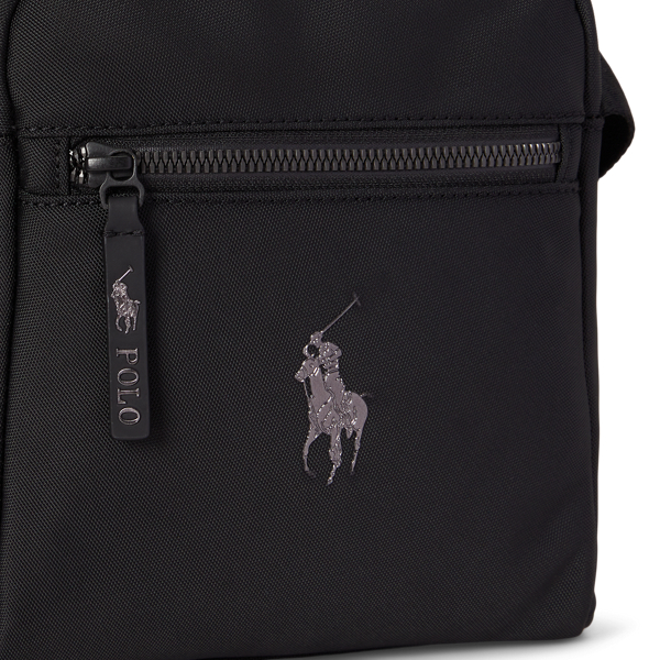 Black Logo-Trim Crossbody Bag Polo Ralph Lauren 6