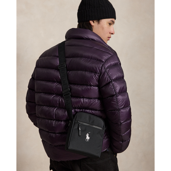 Black Logo-Trim Crossbody Bag Polo Ralph Lauren 7