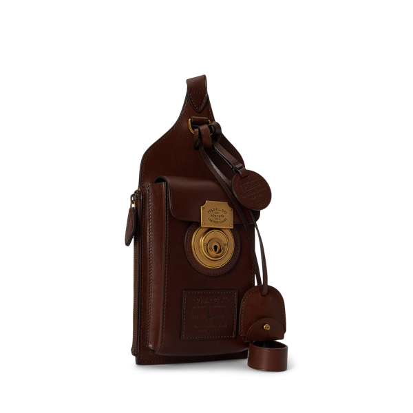 Heritage Lock Leather Sling Bag