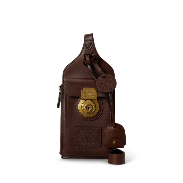 Heritage Lock Leather Sling Bag