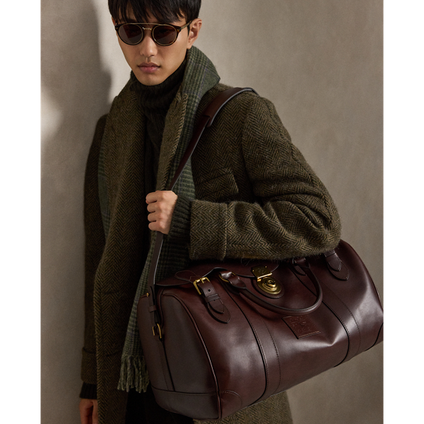 Heritage Lock Leather Small Duffel