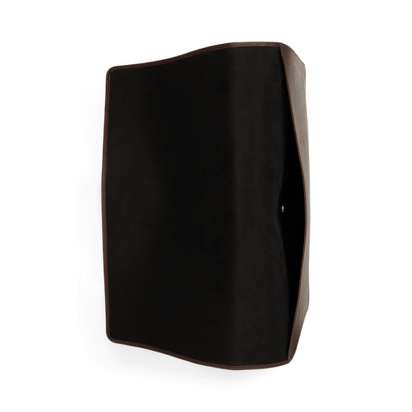 Compartiment cuir grain&eacute; pour ordinateur