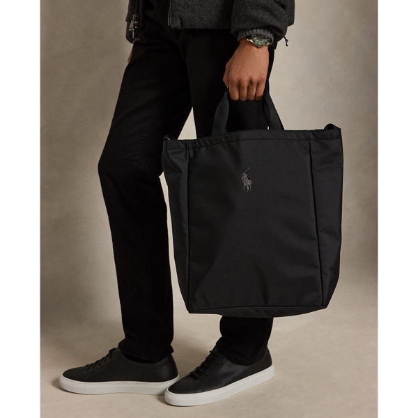 Logo-Trim Shopper Tote