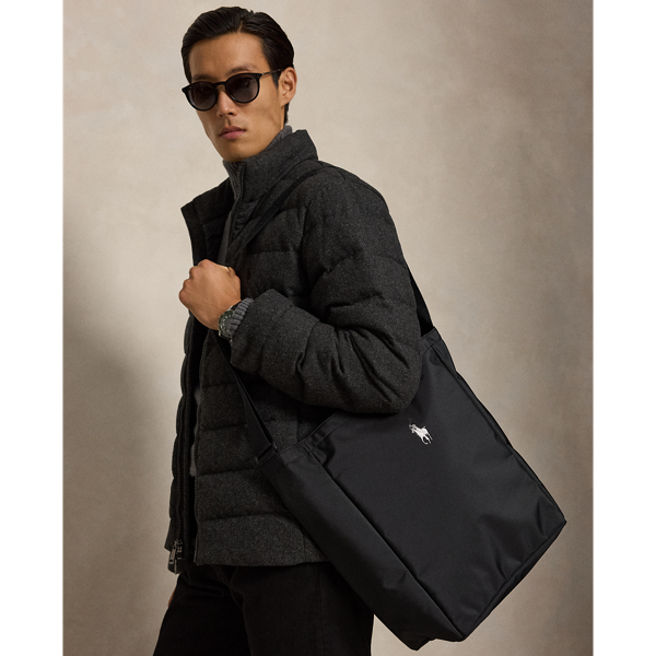 Logo-Trim Shopper Tote
