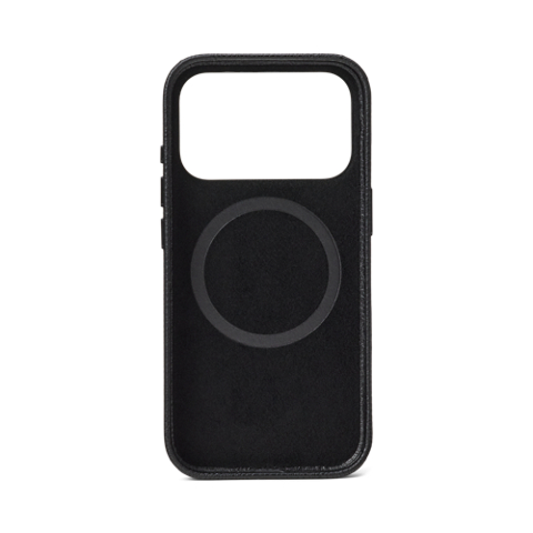 Ralph Lauren Leather MagSafe iPhone 17 Pro Case, цвет: Чёрный