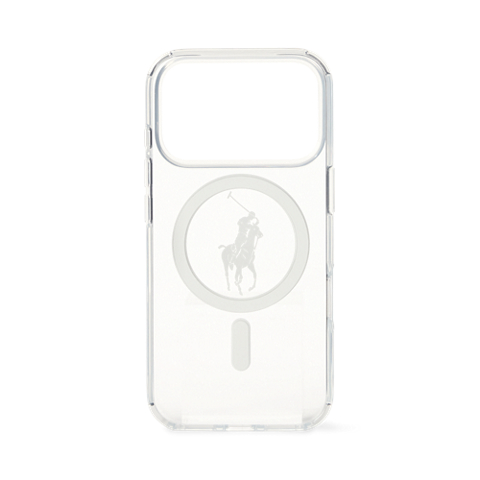 Ralph Lauren Clear MagSafe iPhone 17 Pro Case, цвет: Прозрачный