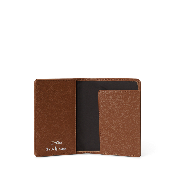 Funda para pasaportes de piel Polo Bear