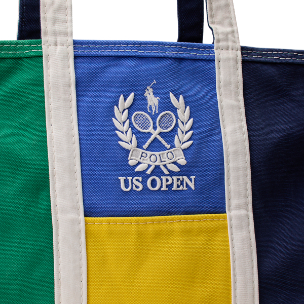 Navy Multi US Open Crest Canvas Tote Polo Ralph Lauren 6
