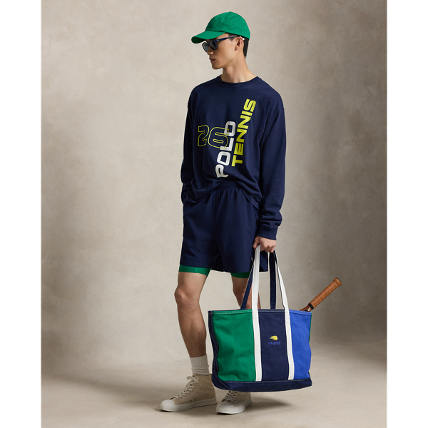 Navy Multi US Open Crest Canvas Tote Polo Ralph Lauren 8