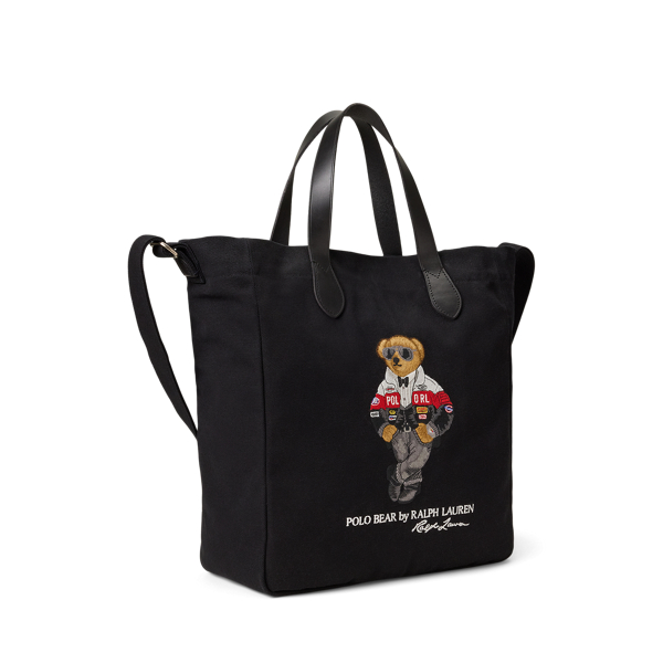 Polo Bear Canvas Shopper Tote