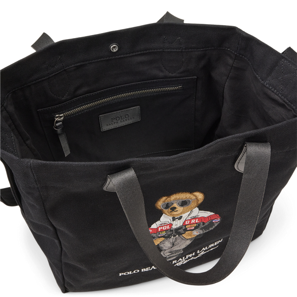 Polo Bear Canvas Shopper Tote