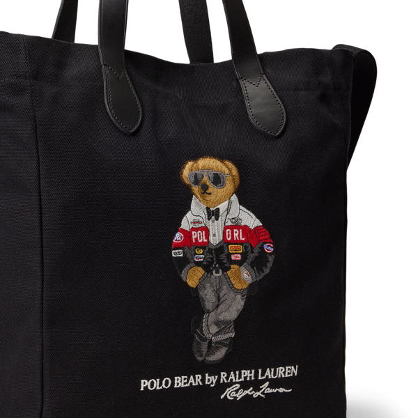 Polo Bear Canvas Shopper Tote