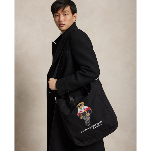 Polo Bear Canvas Shopper Tote