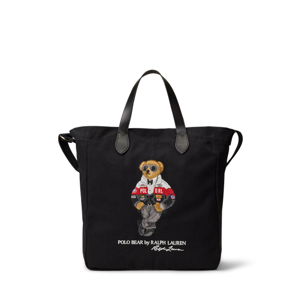 Polo Bear Canvas Shopper Tote