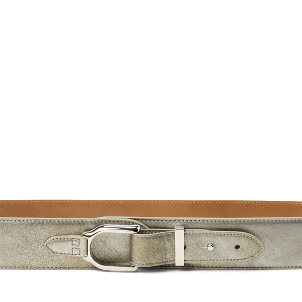 Metallic-G&uuml;rtel Welington Ralph Lauren Collection in Silber 2