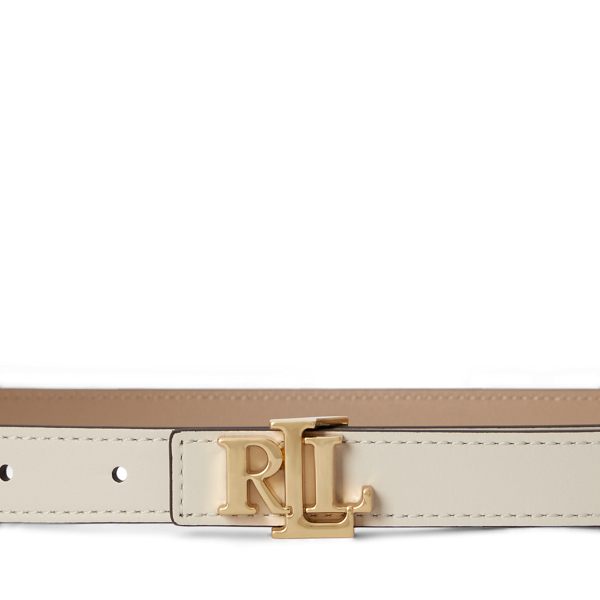 Cintura sottile double-face con logo