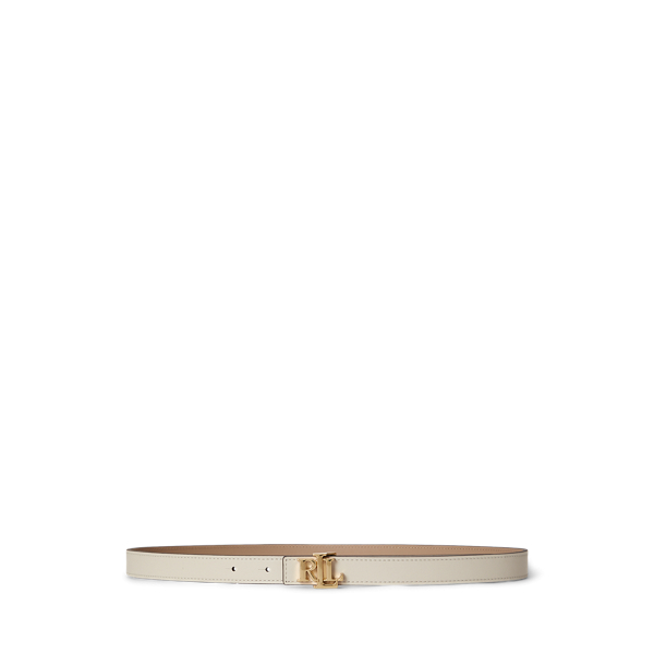 Cintura sottile double-face con logo