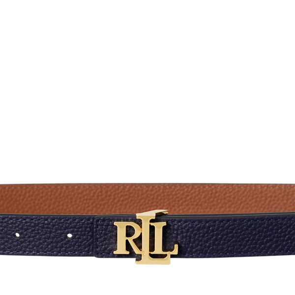 ラルフローレン ロゴ リバーシブル ペブルド レザー ベルト ロゴ リバーシブル ペブルド レザー ベルト （ベルト
