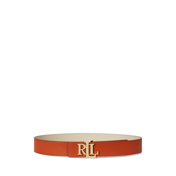 Lauren Ralph Lauren ★【レザー ベルト】Reversible Pebbled 1 Lauren Ralph Lauren Women's Logo Reversible Pebbled Leather