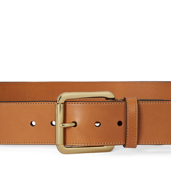 Breiter G&uuml;rtel aus Vachetteleder Lauren in Klassisch-Karamell 2