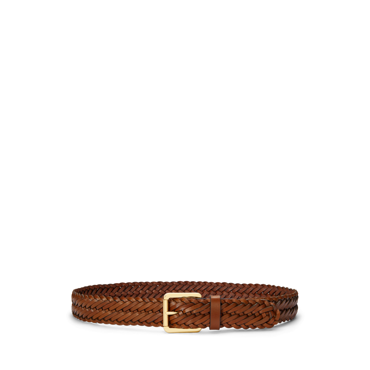 Braided Vachetta Leather Belt