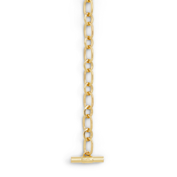 Polished Brass Brass-Finished Toggle Chain Belt Lauren 3
