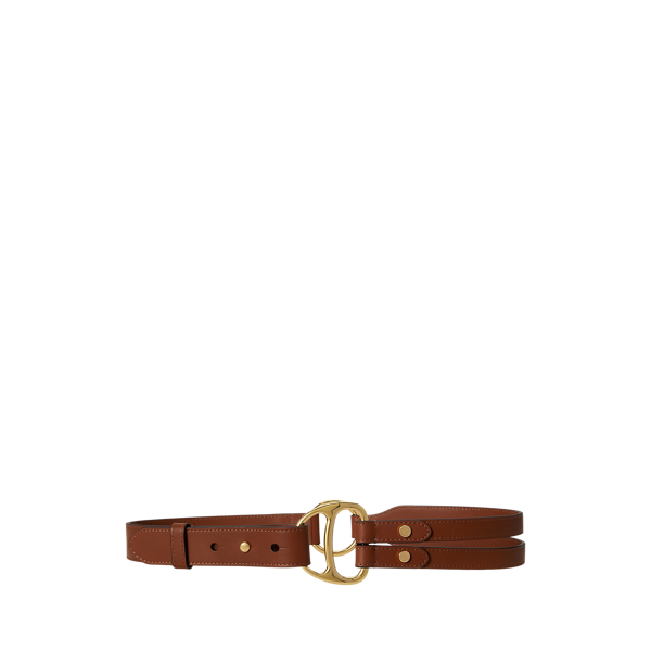 Tri-Strap D-Ring Leather Belt