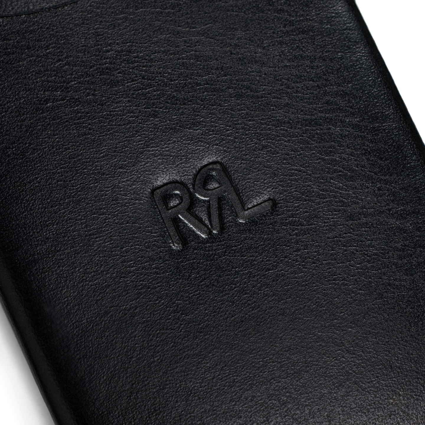 Мужской кошелёк Ralph Lauren Leather Card Case, цвет: Чёрный коричневый — фото 3