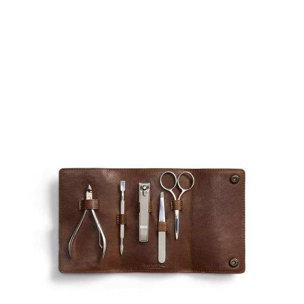 Nagelpflege-Set mit Lederetui