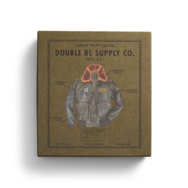 Brown Limited-Edition Mini Flight Jacket RRL 4