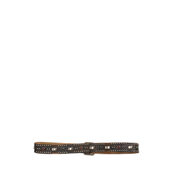 Studded Leather Belt