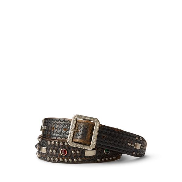 Studded Leather Belt