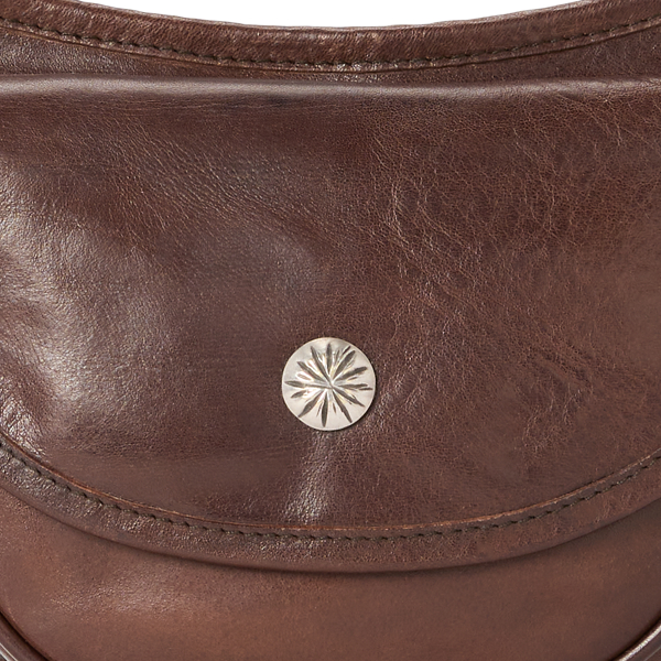 G&uuml;rteltasche aus Leder RRL in Dunkelbraun 4