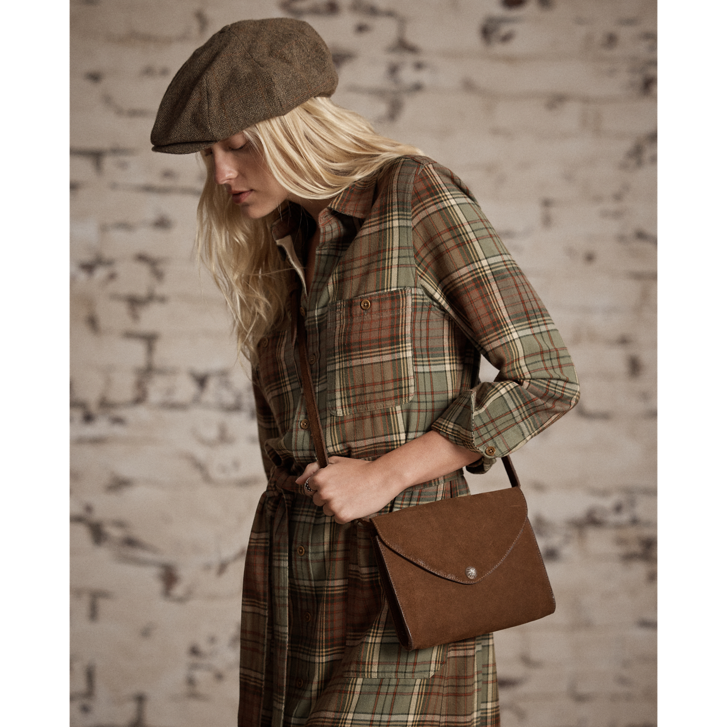 Женская сумка Ralph Lauren Roughout Suede Crossbody, цвет: Коричневый — фото 4