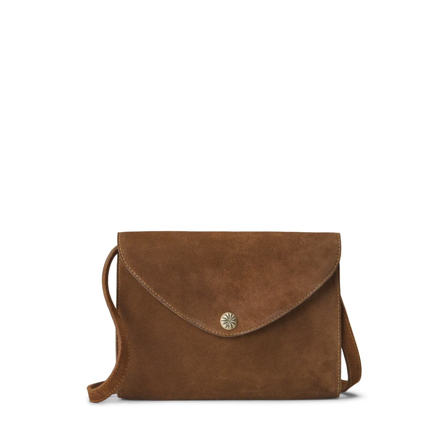 Женская сумка Ralph Lauren Roughout Suede Crossbody, цвет: Коричневый — фото 6