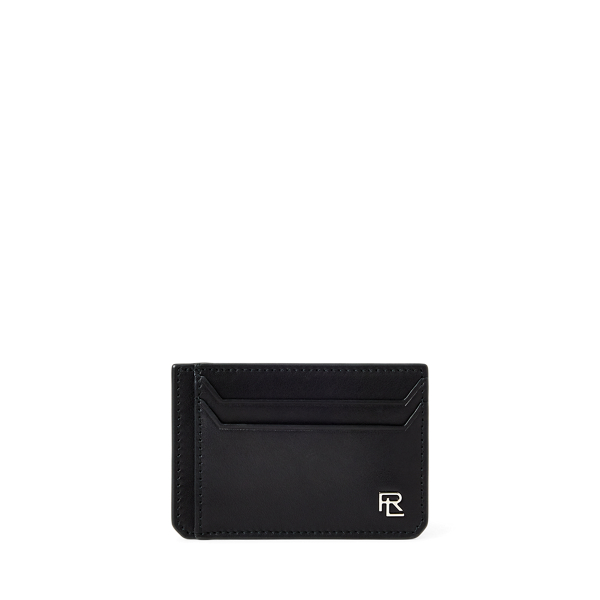 Black Calfskin Card Case Purple Label 1