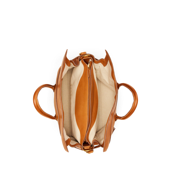 Gold Bedford Calfskin Duffel Purple Label 5