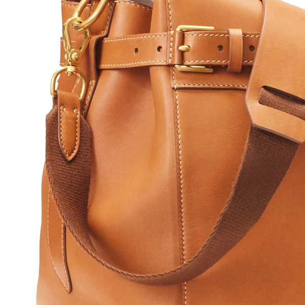 Gold Bedford Calfskin Duffel Purple Label 6