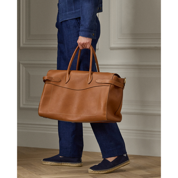 Gold Bedford Calfskin Duffel Purple Label 8