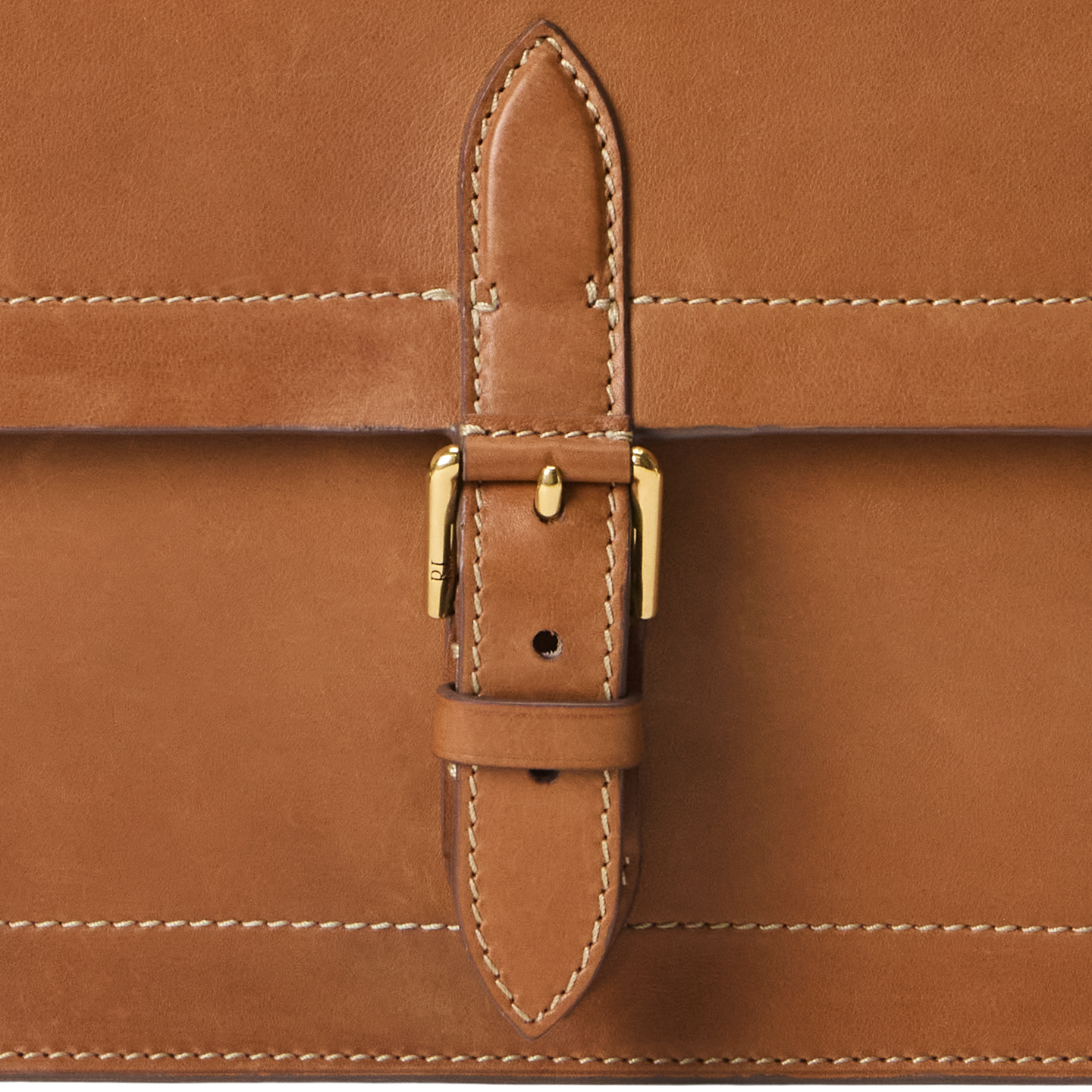 Мужской портфель Ralph Lauren Bedford из телячьей кожи, цвет: Золотой — фото 4