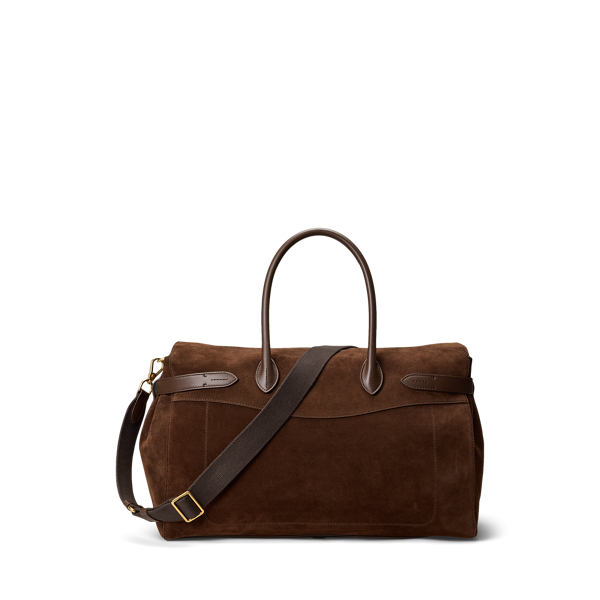 Mocha Bedford Calf-Suede Duffel Purple Label 3