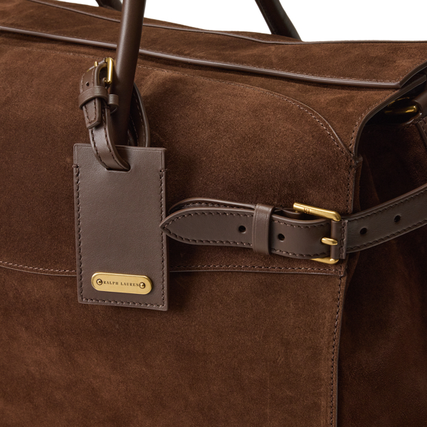 Mocha Bedford Calf-Suede Duffel Purple Label 5