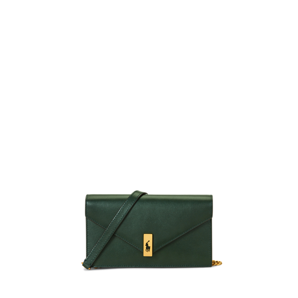 Polo ID Leather Chain Wallet and Bag